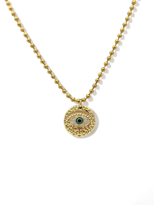 Circle/Eye Necklace