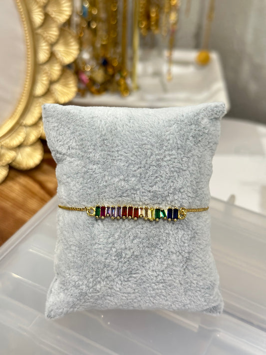 Rainbow bracelet.